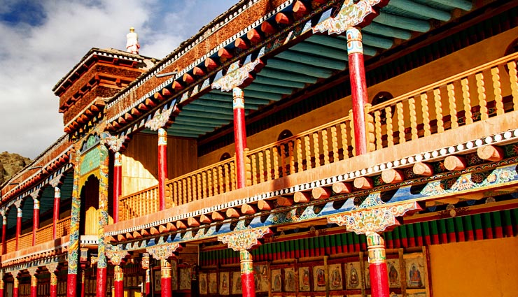 monasteries in north india,north india,alchi monastery,chemrey monastery,dhankar monastery,diskit,hemis monastery