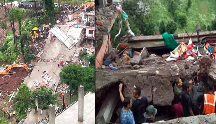 हिमाचल में इमारत ढही, 35 लोग मलबे में फंसे, 2 लोगों की मौत, 23 को बचाया