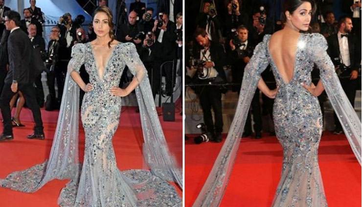 ट्रांसपरेन्ट गाउन में हिना खान का कांस फिल्म फेस्टिवल में डेब्यू, कैमरामैन की निगाहें थमीं