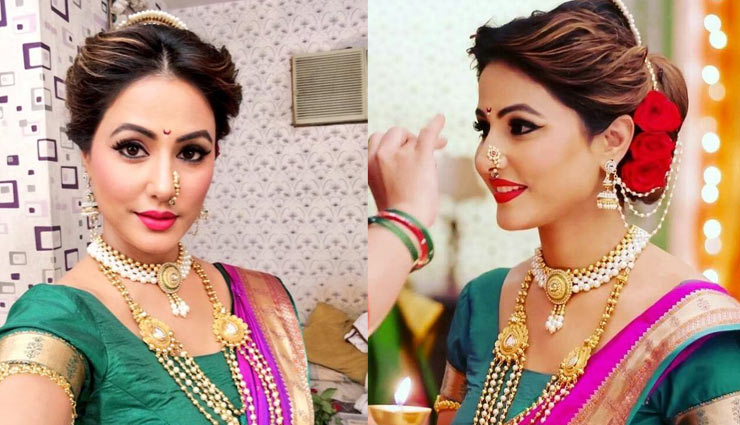 Navratri 2019: इस नवरात्र ट्राई करें महाराष्ट्रियन लुक, लें बॉलीवुड बालाओं से इसके टिप्स bollywood celebrities,maharastrian mulgi,Shilpa Shetty,madhuri dixit,hina khan,deepika padukone,priyanka chopra,fashion tips