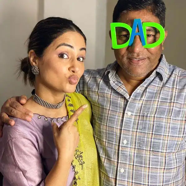 hina khan,fathers day,hina khan news,hina khan father,entertainment