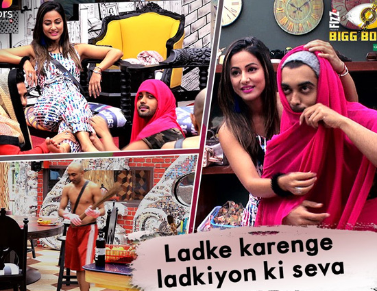 Bigg Boss 11- Hina Khan To Become Queen and Mens to Wear Saree and Be Her Slaves