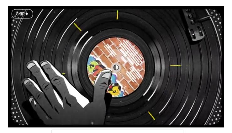 google doodle as hip hop turns 44,hip hop music,google doodle