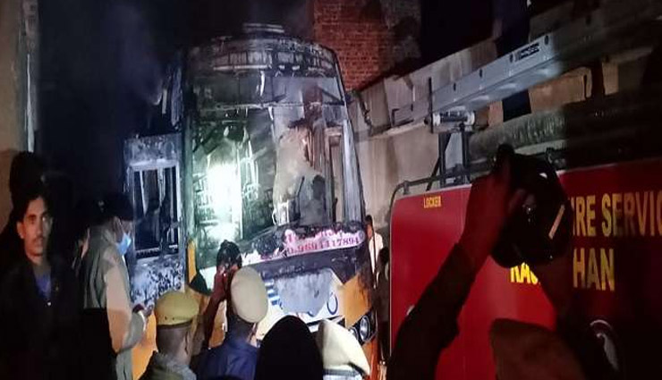 rajasthan,jalore,high tension,bus,news