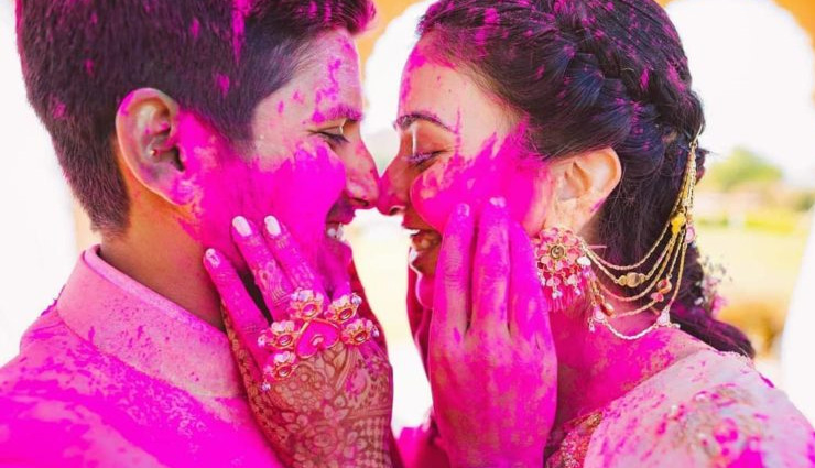 tips for new brides to celebrate holi,new brides to celebrate their first holi,tips for brides to celebrate first holi,holi2021,mates and me,relationship tips