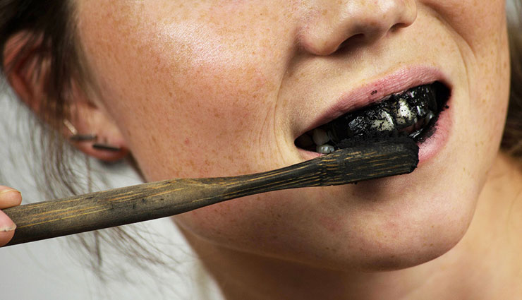 homemade charcoal toothpaste,homemade toothpaste,tips for white teeth,beauty tips,teeth care tips,skin care tips