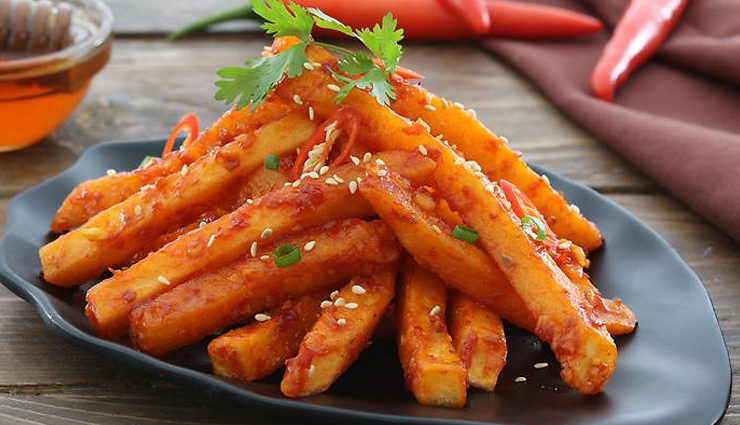 Recipe- Homemade Honey Chilli Potatoes