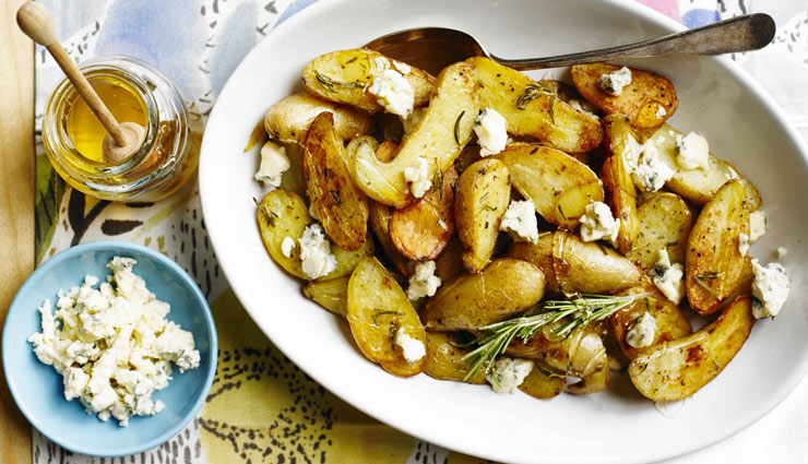 honey roasted potatoes,potatoes recipe,valentines week,valentines day 2020