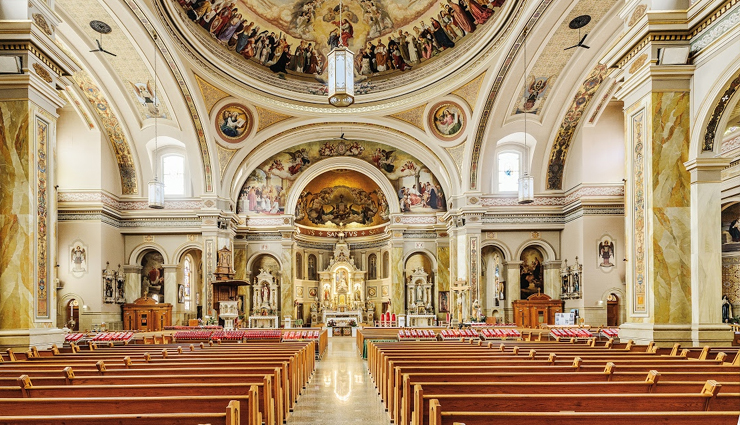 illinois christian heritage,jacques marquette and louis jolliet,st. john cantius church,chicago,ss. cyril and methodius parish,lemont,holy trinity orthodox cathedral,chicago,st. stanislaus kostka church,chicago,ascension and st. edmund parish,oak park,st. hyacinth basilica,chicago,holy name cathedral,chicago,chicago religious history,archdiocese of chicago,patrick keely architect,gothic revival style,polish-american community,christian history in illinois,basilica designation,historical and local significance,outreach and volunteer efforts,online mass streaming,visitors itinerary
