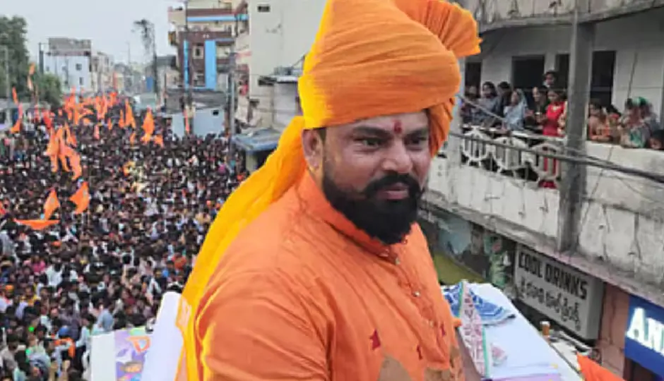 5 मिनट में हैदराबाद को भाग्यनगर में बदल देंगे, टी राजा सिंह ने फिर दिया विवादित बयान; ओवैसी भाइयों पर भी साधा निशाना