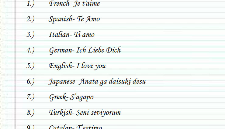i love you,different languages,relationship,mates and me