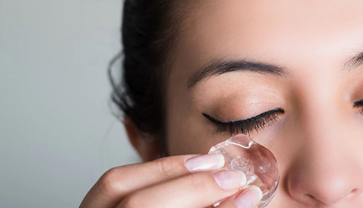 ways to get glowing skin in summer,summer skin care tips,glowing skin with ice cubes,beauty benefits of ice cuber,skin care tips,beauty tips