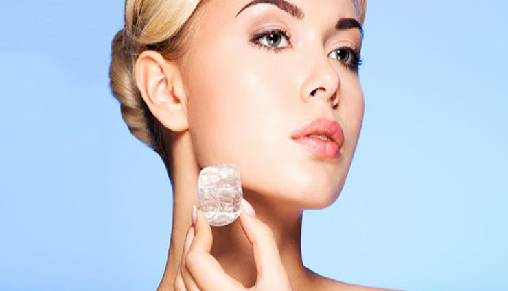 applying ice,benefits of ice,ice for skin,skin care tips,beauty tips,beauty benefits of ice