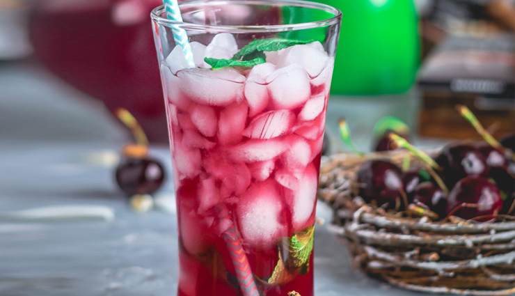 cherry lemon iced tea,lemon iced tea recipe,hunger struck,food,recipe