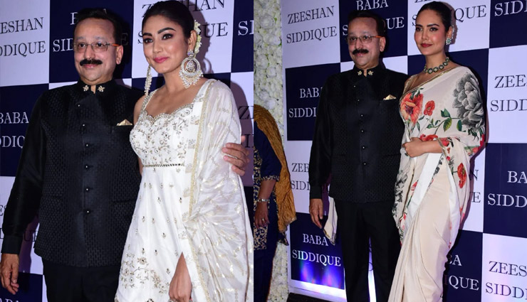 baba siddiqui iftar party,bollywood celebs in baba siddiqui iftar party,salman khan in baba siddiqui iftar party,salman khan in baba siddiqui iftar party,entertainment