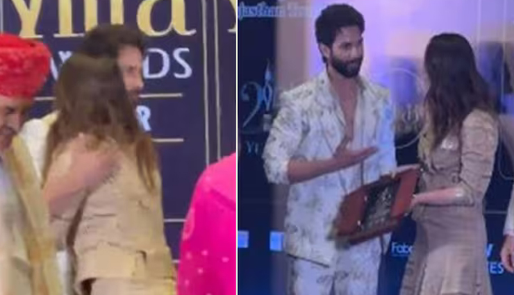 गीत और आदित्य फिर साथ आए: IIFA इवेंट में शाहिद और करीना कपूर मिले गले, वीडियो वायरल