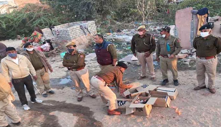 जोधपुर : पुलिस ने चलाया अवैध शराब के खिलाफ अभियान, तोड़ी भट्टियां और वाश को किया नष्ट