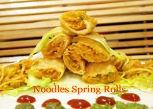How to make Noodles Spring Rolls