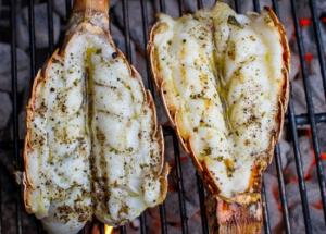 Barbecued Lobster Tails