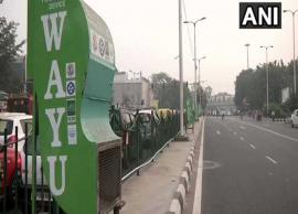 Air purifiers installed at ITO crossing as air quality dips to ‘very poor’ in Delhi