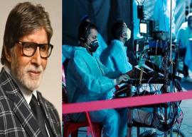Amitabh Bachchan begins shooting for KBC amidst 'a sea of blue PPE' 