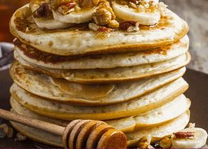 Apple Cornflakes Pancakes