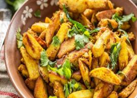 Recipe - Simple Arbi Fry Pairs Well With Dal and Roti