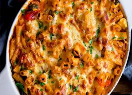 Recipe- Irrestible With Goodness of Vegetables and Cheese Baked Pasta
