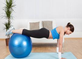 5 Ball Exercises For Tonned Abs