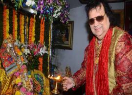 Ganesh Chaturthi 2018- Bappi Lahiri Celebrated The Festival With High Spirits