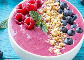 Recipe- Healthy To Eat Berry Smoothie Bowl