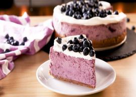 Recipe- Blueberry Vegan Cheesecake
