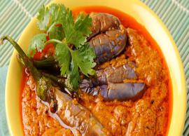 Recipe- South Indian Style Brinjal Curry