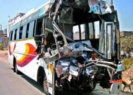 8 killed as bus rams into stationary truck in Greater Noida