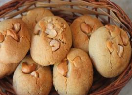Recipe- Tea Time Snacks are Butter Cookies With Cashews and Almonds
