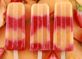 Recipe- Cantaloupe Strawberry Ice Pops are Perfect Summer Dessert