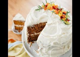 Recipe- Carrot Cake For Romantic Evenings