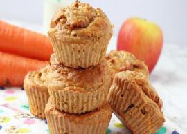 Recipe- Healthy To Eat Flax Carrot Apple Muffins