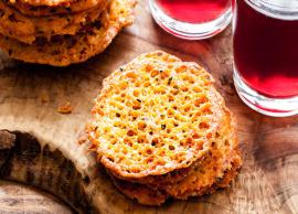 Recipe- Lacy and Crunchy Golden Cheddar Cheese Crisps
