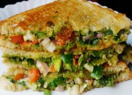 Recipe- Mouthwatering Cheese Capsicum Sandwich