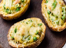 Recipe- Cheesy and Healthy Veggie Stuffed Potatoes

