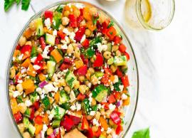 Recipe- Mediterranean Chickpea Salad is Perfect Lunch Box Material