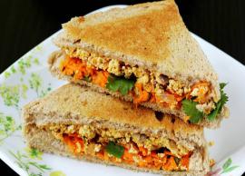 Recipe- Mouthwatering Paneer Grilled Sandwich