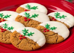 Recipe- Let The Christmas Baking Began With White Chocolate Dipped Ginger Cookies
