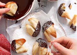 Recipe - Indulge in Sweet Serendipity with Chocolate-Dipped Fortune Cookies for Special Occasions