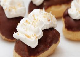 Recipe- Mouthwatering Eclairs With Whipped Cream