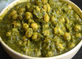 Recipe - Delicious and Healthy Chole Palak