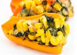 Recipe- Sunday Will Be Special With Corn Spinach Stuffed Mini Peppers