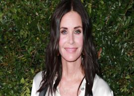 Actor Courteney Cox Reveles What She Does in Between Takes for Her Upcoming Horrer Comedy Series