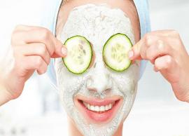 5 Homemade Cucumber Face Packs For Hydrated Skin
